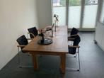 Rustieke eettafel-Teak, Huis en Inrichting, Tafels | Eettafels, Ophalen, Gebruikt, Teakhout, 200 cm of meer