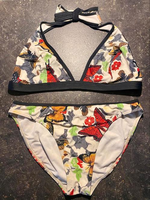 Livera bikini met kleurrijke vlinderprint – maat 40, Kleding | Dames, Badmode en Zwemkleding, Gedragen, Bikini, Overige kleuren