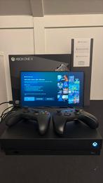 Xbox One X 1tb 2 controllers zgan doos Jedi Fallen Order, Verzenden, Zo goed als nieuw, Xbox Series X