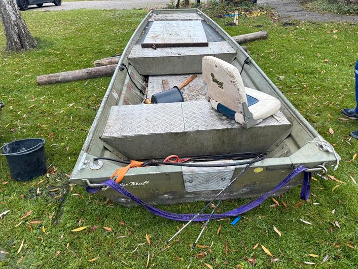 Platbodem, Watersport en Boten, Bootonderdelen, Gebruikt, Motor en Techniek, Motorboot, Ophalen