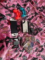 Nintendo Switch met accessoires + 3 games (Mario Kart, Smash, Spelcomputers en Games, Games | Nintendo Switch, Ophalen, Gebruikt