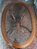 Te koop mooie oude tafel, Huis en Inrichting, Ophalen, Gebruikt, 100 tot 150 cm, 50 tot 75 cm