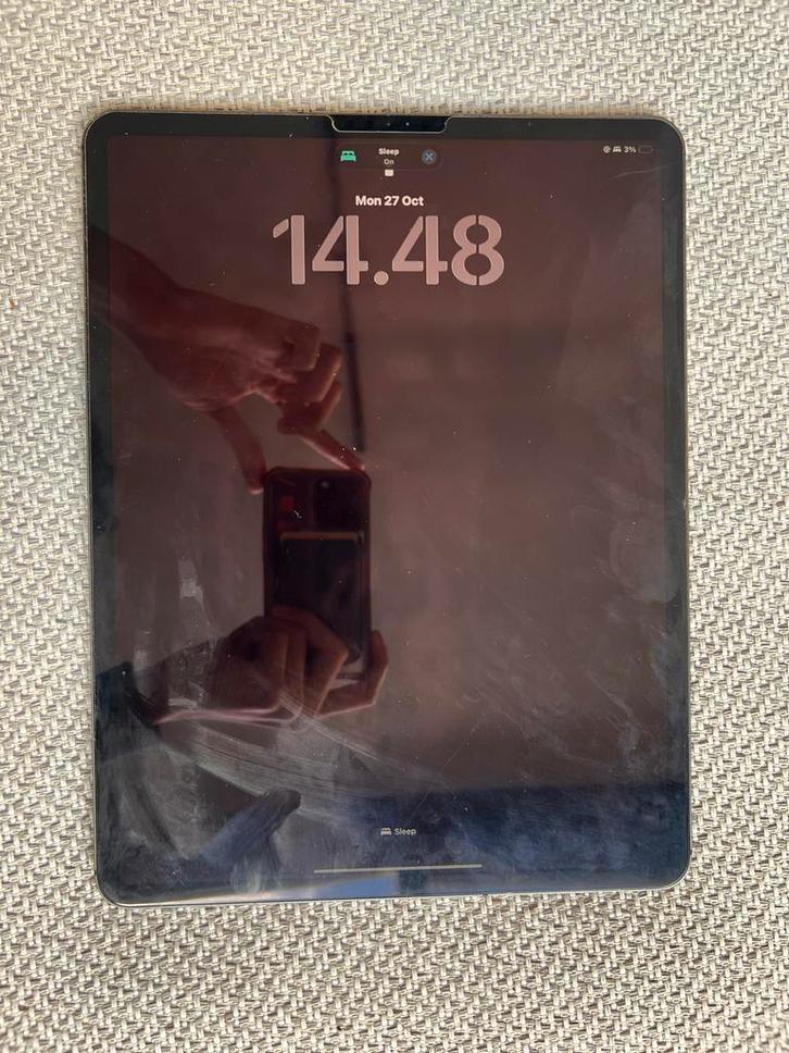 iPad Pro 12.9" 4e Gen (128GB, Wi-Fi+Cellular), Computers en Software, Apple iPads, Gebruikt, Apple iPad Pro, Wi-Fi en Mobiel internet