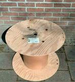 Haspel,KabelROL,Haspelrol,Tuintafel,Tafel,Tuin,kabel,hout, Ophalen of Verzenden, Zo goed als nieuw, Rond, Hout
