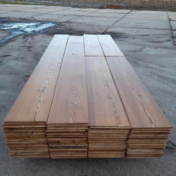 Massief grenen vloer 25m2 vloerdelen      !! 23,7 cm breed!! beschikbaar voor biedingen