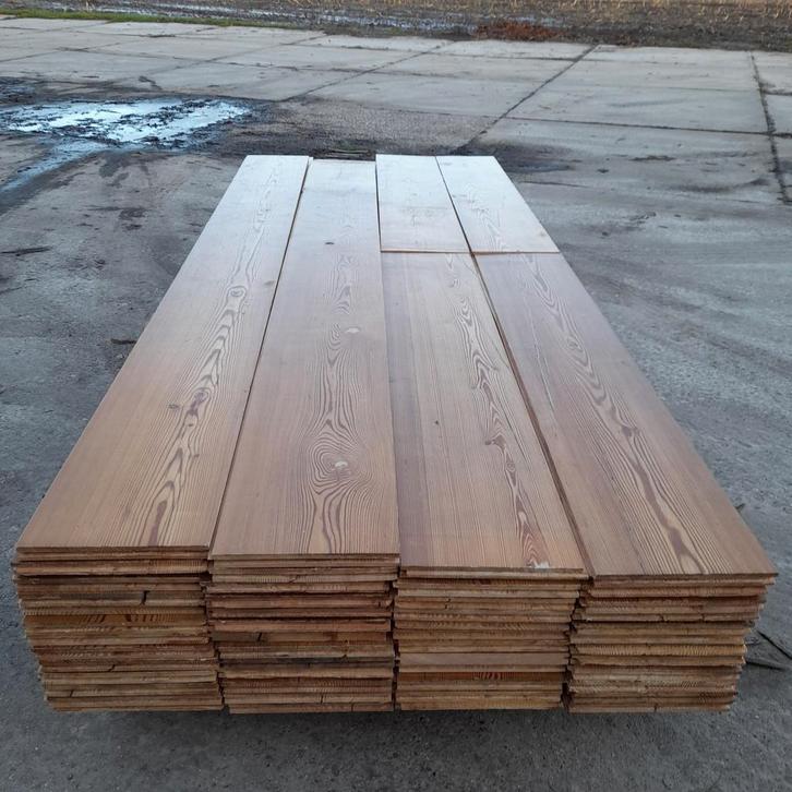 Massief grenen vloer 25m2 vloerdelen      !! 23,7 cm breed!!, Doe-het-zelf en Verbouw, Vloerdelen en Plavuizen, Gebruikt, Vloerdelen of -planken