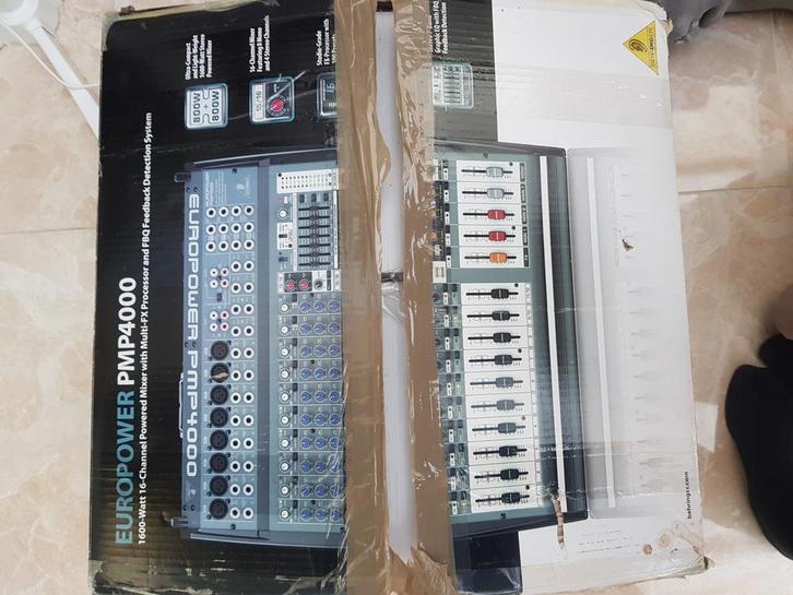 Behringer Europower PMP4000 Mengpaneel, Muziek en Instrumenten, Mengpanelen, Ophalen of Verzenden
