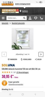 Soluna witte lamellen 60130, Ophalen, Zo goed als nieuw, 50 tot 100 cm