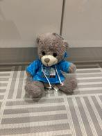 Schattige Teddybeer met Blauwe Hoodie, Kinderen en Baby's, Speelgoed | Knuffels en Pluche, Ophalen, Zo goed als nieuw, Beer