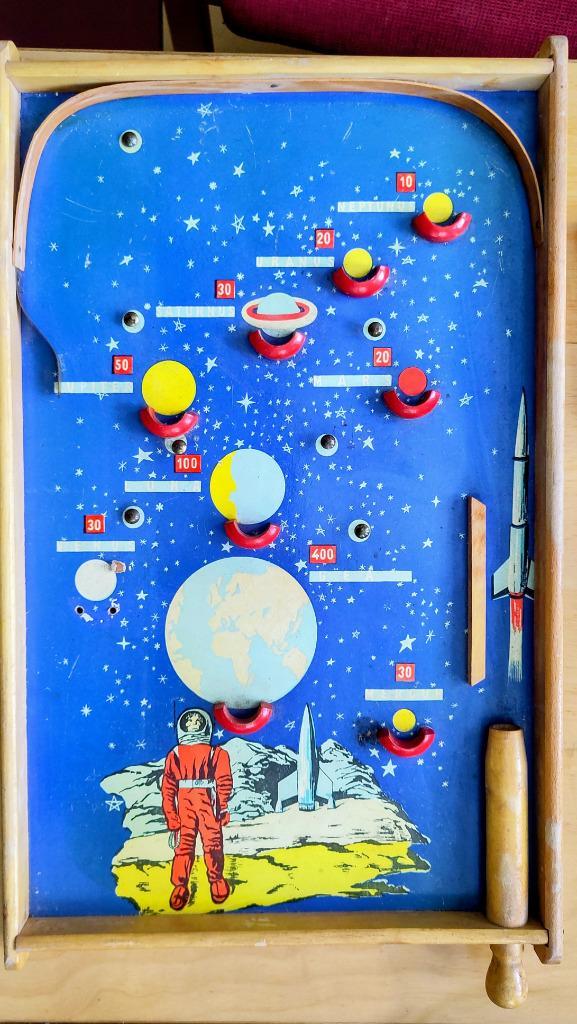 flipperplank zonder flippers, Hobby en Vrije tijd, Gezelschapsspellen | Overige, Gebruikt, Ophalen