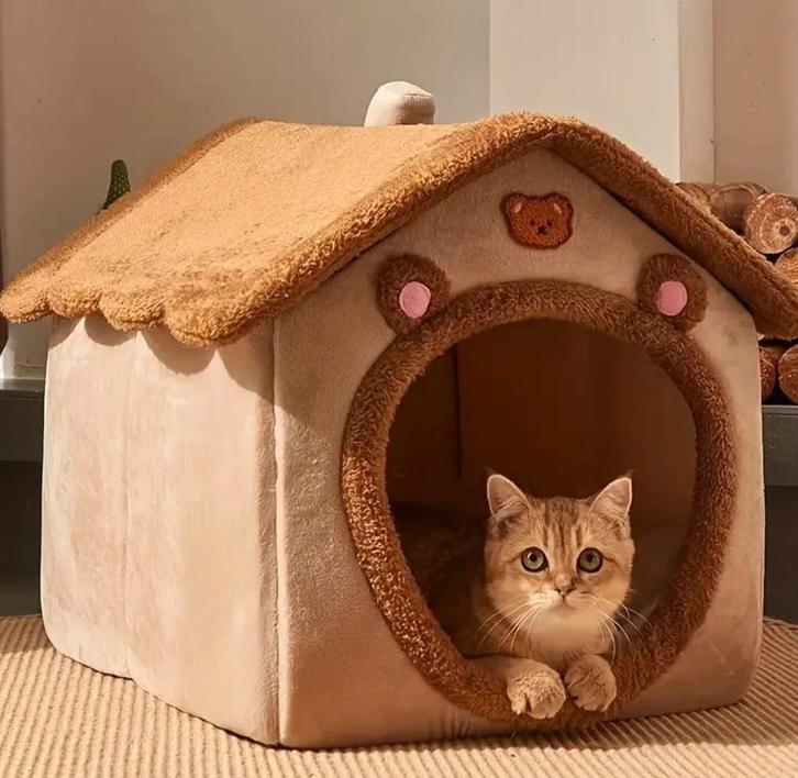 Gezellig en warm Kattenhuis / Hondenhuis nieuw L, Dieren en Toebehoren, Kattenmanden, Nieuw, Ophalen of Verzenden
