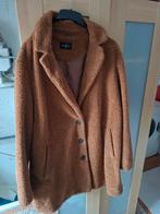 Bruine teddy winterjas maat 52  van C&A, Ophalen of Verzenden, Gedragen, Maat 46/48 (XL) of groter, Bruin