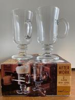 2 Irish coffee glazen, Ophalen of Verzenden, Zo goed als nieuw, Overige typen