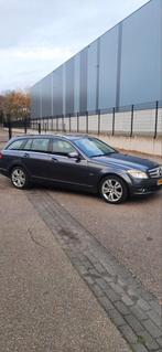 Mercedes-Benz C-Klasse C200 Kompr. Estate AUT 2008 Grijs, Auto's, Mercedes-Benz, Achterwielaandrijving, 1800 kg, Zwart, 4 cilinders