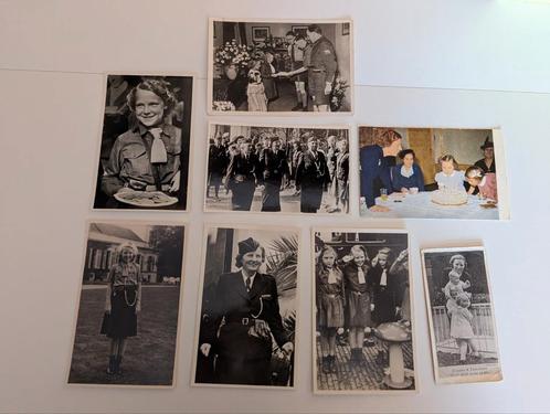 Oude foto's koninklijk huis Beatrix Irene Margriet Juliana, Verzamelen, Koninklijk Huis en Royalty, Zo goed als nieuw, Kaart, Foto of Prent