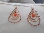 Gas oorbellen groot, Sieraden, Tassen en Uiterlijk, Oorbellen, Overige materialen, Hangers, Nieuw, Oranje