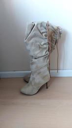 Gouden glitter laarzen maat 38, Kleding | Dames, Schoenen, Hoge laarzen, Overige kleuren, Ophalen of Verzenden, Zo goed als nieuw
