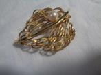 vintage broche rollend goud made germany nr br 0162, Sieraden, Tassen en Uiterlijk, Antieke sieraden, Ophalen of Verzenden, Overige materialen