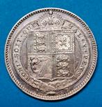 Engeland shilling 1887 hoge kwaliteit, Verzenden, Overige landen, Losse munt, Zilver