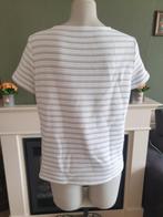 Taifun mooie licht grijs witte truitje 44 L Gratis Verzenden, Kleding | Dames, Truien en Vesten, Verzenden, Maat 42/44 (L), Zo goed als nieuw