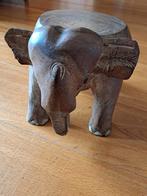 teak houten olifant voor plant etc, Antiek en Kunst, Ophalen of Verzenden