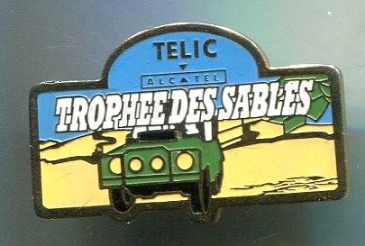 TELIC Trophee des Sables koper PIN ( BLAD2_236 ), Verzamelen, Speldjes, Pins en Buttons, Nieuw, Speldje of Pin, Sport, Verzenden