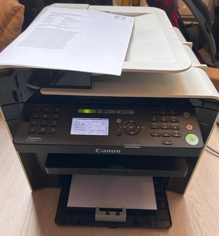 Canon Multifunctional LaserPrinter i-Sensys MF-4580dn, Computers en Software, Printers, Gebruikt, All-in-one, Laserprinter, Faxen