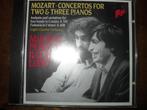 CD MOZART-CONCERTOS FOR 2 & THREE PIANO'S., Ophalen of Verzenden, Classicisme, Zo goed als nieuw, Overige typen