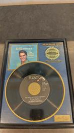 Elvis Presley RIAA Cert. Plati. Rec Are You Lonesome Tonight, Ophalen of Verzenden, Zo goed als nieuw, Cd of Plaat, Gesigneerd