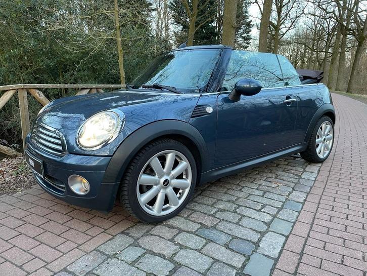 MINI CABRIO 1.6 COOPER R57 bj. 2009 HORIZON BLUE METALLIC, Auto's, Mini, Particulier, Cabrio, ABS, Airbags, Airconditioning, Alarm