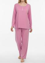 FINE WOMAN 2318 Pyjama effen/stip motief XL NIEUW, Maat 46/48 (XL) of groter, Nieuw, Ophalen of Verzenden, Holland Underwear