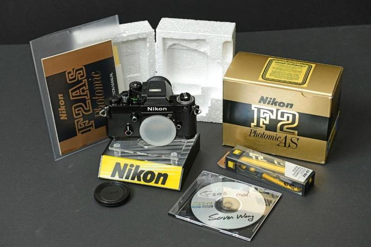 Nikon f2as, 98%mint (modified by Sover Wong), manual, box, Audio, Tv en Foto, Fotocamera's Analoog, Zo goed als nieuw, Spiegelreflex