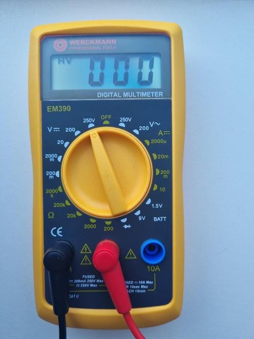 Digitale multimeter, Doe-het-zelf en Verbouw, Meetapparatuur, Gebruikt, Multimeter, Ophalen of Verzenden