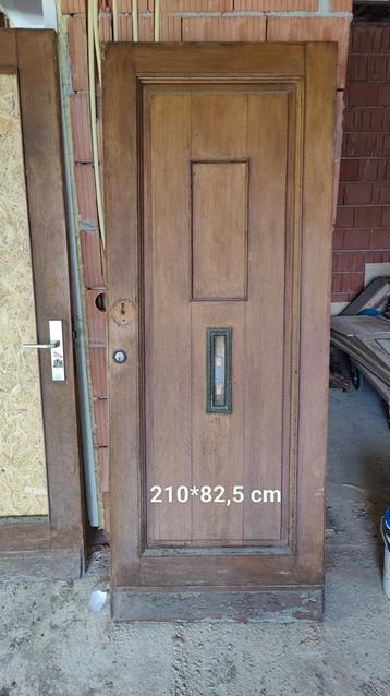 Voordeur jaren '30 - 210*82,5 cm beschikbaar voor biedingen