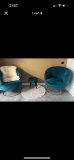 2 Ptmd Fauteuils + Krukje - Zo Goed Als Nieuw!, Huis en Inrichting, Fauteuils, Ophalen, Zo goed als nieuw, Stof, 75 tot 100 cm