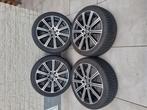 Originele 18 inch VOLVO velgen met zgan Hankook winterbanden, 18 inch, Gebruikt, Banden en Velgen, 235 mm