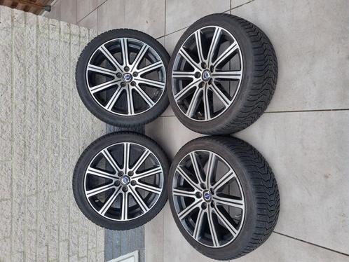 Originele 18 inch VOLVO velgen met zgan Hankook winterbanden, Auto-onderdelen, Banden en Velgen, Banden en Velgen, Winterbanden