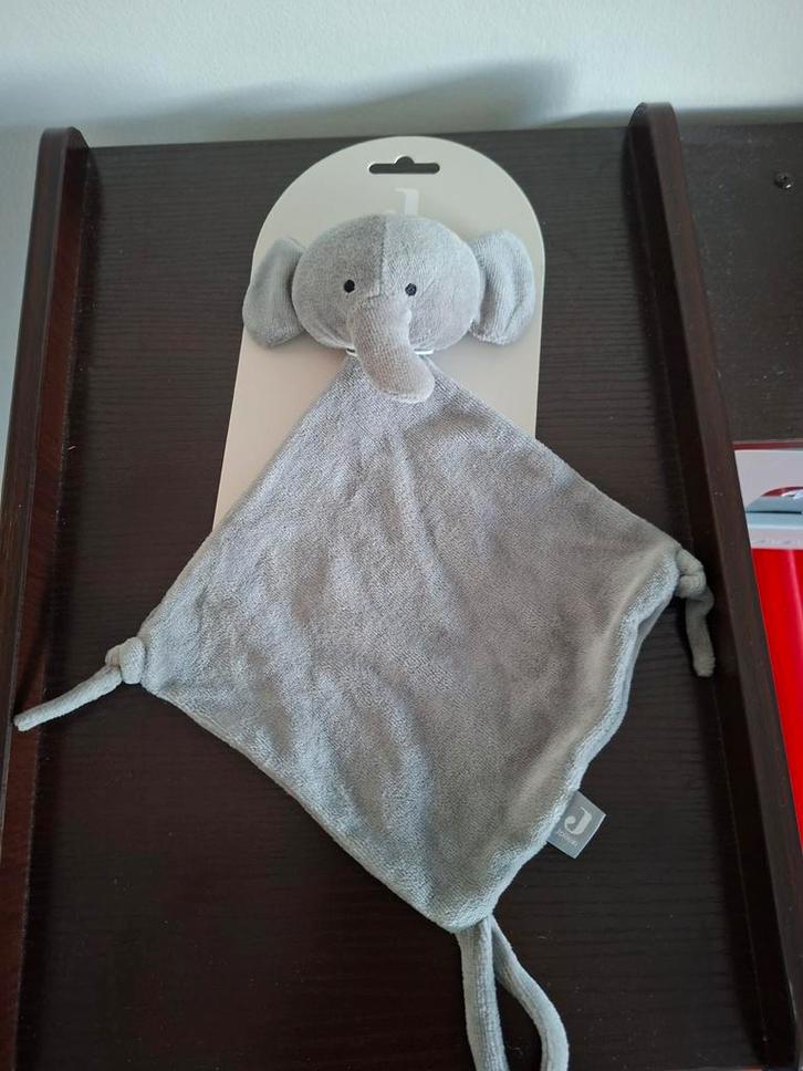 Jollein Olifant Knuffeldoek Grijs, Kinderen en Baby's, Speelgoed | Babyspeelgoed, Zo goed als nieuw, Overige typen, Ophalen of Verzenden