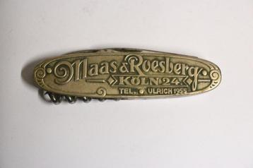 1930 reclame zakmes duitsland Maas Roesberg justus bierhoff beschikbaar voor biedingen