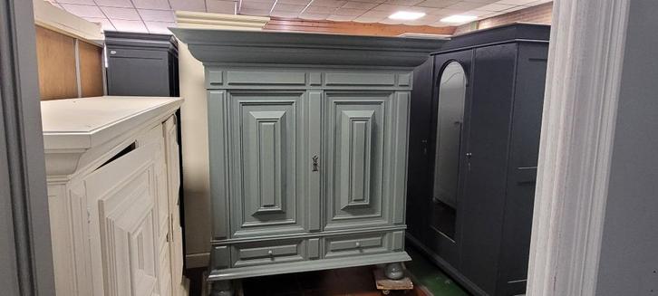 Vintage brocante kasten, buffetkasten, kamerkast, broodkast, Huis en Inrichting, Kasten | Wandmeubels, Zo goed als nieuw, 200 cm of meer