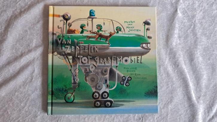 Kinderboek: Van zeppelin tot graafmobiel, Marianne Busser, Boeken, Prentenboeken en Plaatjesalbums, Zo goed als nieuw, Ophalen of Verzenden