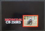 Nederlandse folder Honda CB 250 RS - 1982, Verzenden, Honda