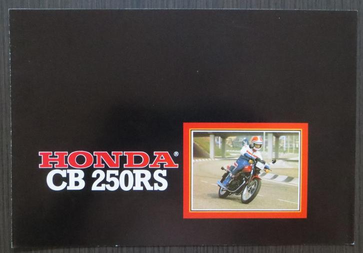 Nederlandse folder Honda CB 250 RS - 1982, Motoren, Handleidingen en Instructieboekjes, Honda, Verzenden