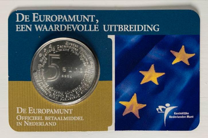 Europa Munt Coincard - 5 Euro, Postzegels en Munten, Munten | Nederland, Losse munt, Euro's, Koningin Beatrix, Ophalen of Verzenden