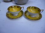 2 x antieke  thee kop en schotel Royal Bayreuth, Ophalen of Verzenden