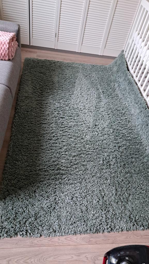 Groen Vloerkleed 160x240 cm, Huis en Inrichting, Stoffering | Tapijten en Kleden, Zo goed als nieuw, 150 tot 200 cm, 200 cm of meer