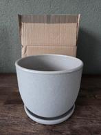 Nieuw / H&M Home bloempot met schotel, Rond, Nieuw, Ophalen of Verzenden, Balkon