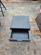 2 Nachtkastjes, Minder dan 55 cm, Gebruikt, Metaal of Aluminium, Vierkant