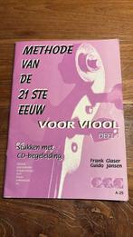 Bladmuziek voor de viool deel 1 met cd, Muziek en Instrumenten, Bladmuziek, Gebruikt, Klassiek, Les of Cursus, Ophalen of Verzenden