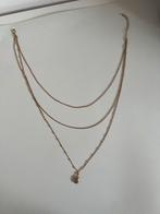 Gouden Ketting met Drie Lagen, Ophalen of Verzenden, Zo goed als nieuw, Goud, Overige materialen